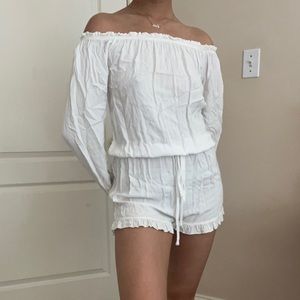 John Galt off the shoulder romper